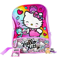 Thumbnail for Hello Kitty Rainbow Hearts BackPack