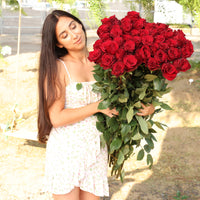 Thumbnail for Long Stem Roses  | Harvested Fresh, Delivered Fast, and Ready to Last