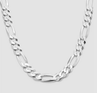 Thumbnail for sterling silver figaro chain 925