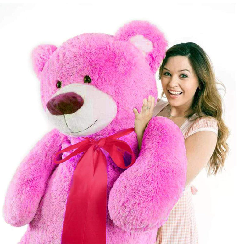 5 feet hefty pink hug bear
